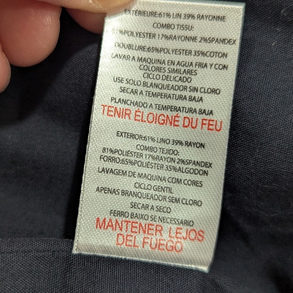 Jason Wu Navy and Plaid Crop Blazer Jacket Size Small *EUC - Picture 14 of 15